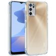 For Oppo A16 Back Cover Case (Silicone Crystal Clear | Pure Camera Protection | Soft and Flexible for Charger and Headphone sockets | Shockproof Bumpers) on Sale