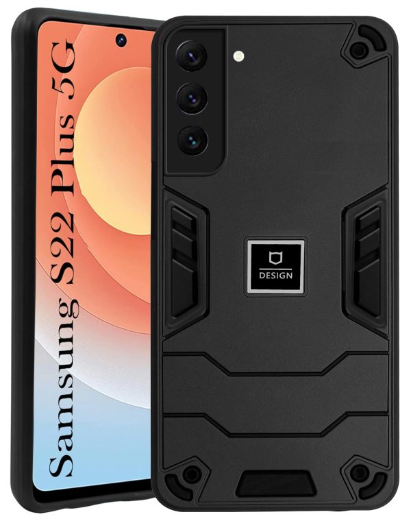 For Samsung Galaxy S22 Plus 5G Back Cover Case (Lightweight Hybrid Armor Shockproof Polycarbonate) For Cheap