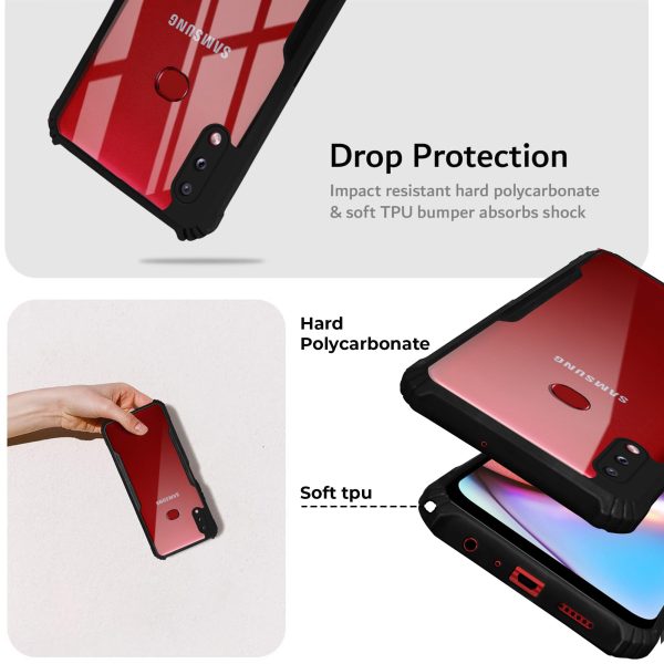 Premium Acrylic Transparent Back Cover for Samsung A10s on Sale