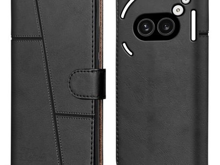 For Nothing Phone 2A 5G Flip Cover Case (Stitched Leather with Magnetic Closure) Supply