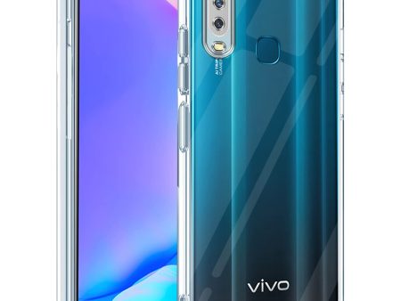 For Vivo Y12 | Y15 | Y17 Back Cover Case (Silicone Crystal Clear | Pure Camera Protection | Soft and Flexible for Charger and Headphone sockets | Shockproof Bumpers) Online Sale