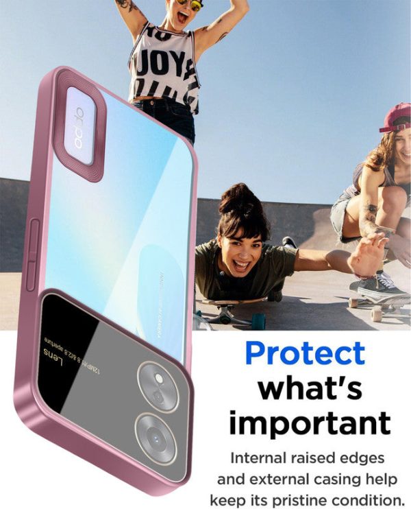 Transparent Camera Lens Protection Back Cover for Oppo A78 5G Supply