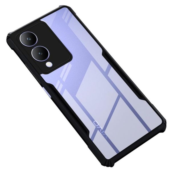 Premium Acrylic Transparent Back Cover for Vivo Y17s Discount