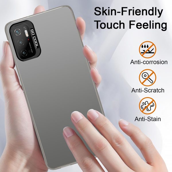 For  Poco M3 Pro 5G Hard Back Cover Case (Velvet Touch | Professional Glossy Finish | Camera Protection Bump) For Cheap